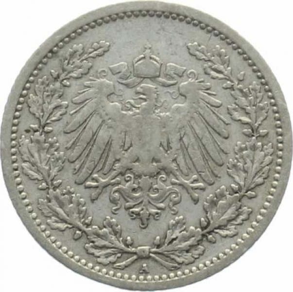 Kaiserreich 1/2 Mark 1905 A